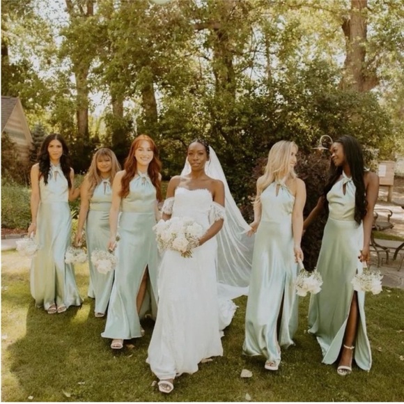 Birdy Grey Monica Sage Green Dress M - Picture 11 of 11